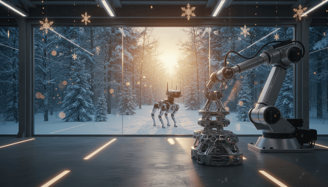 Featured image for Robot Holidays: Real AI Automation Wins in 2025