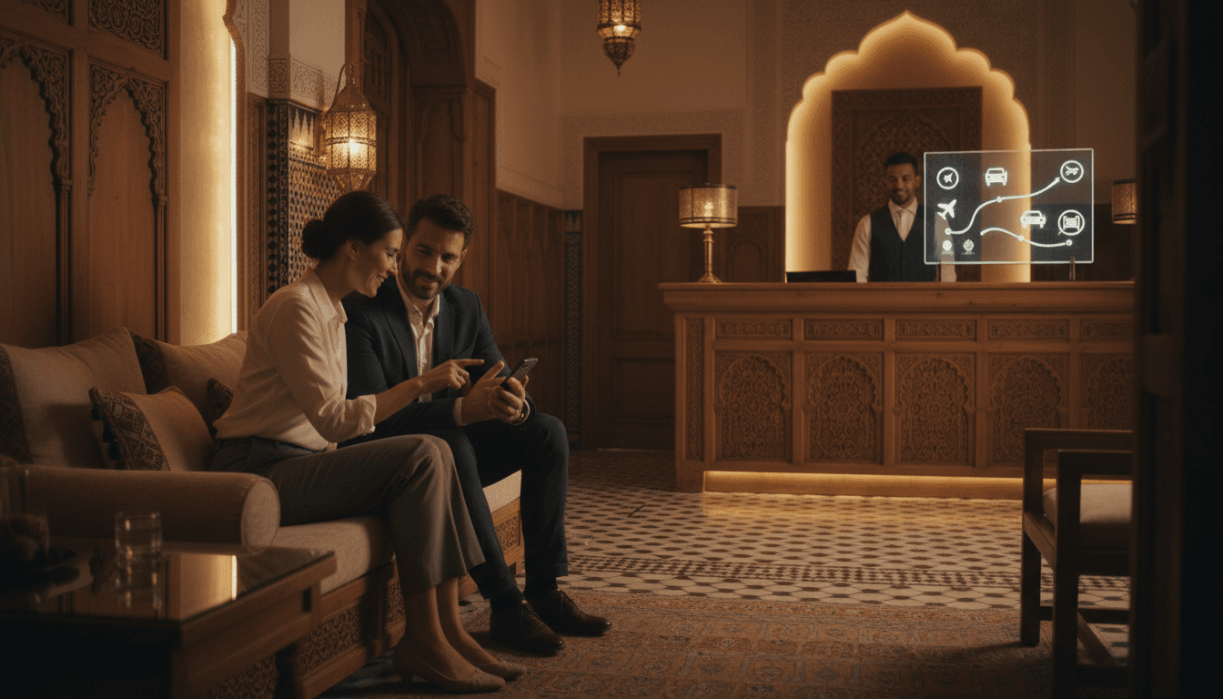 Featured image for الذكاء الاصطناعي في سياحة المغرب: تجربة ضيف متصلة