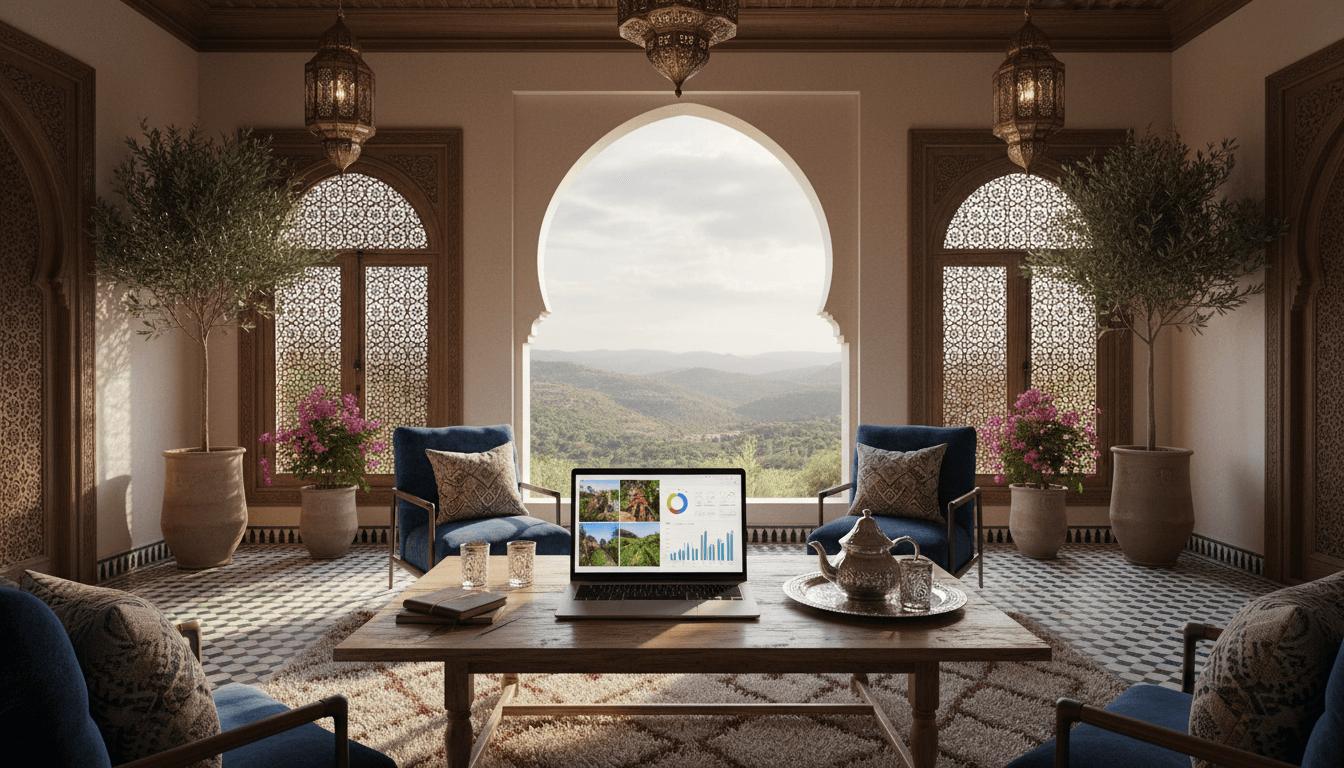 Featured image for الذكاء الاصطناعي وتسويق السياحة المستدامة في المغرب