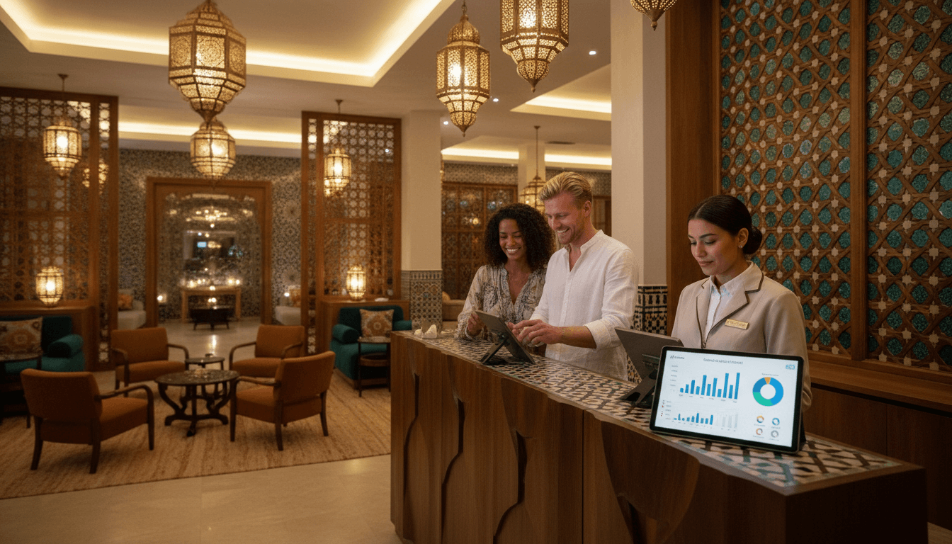 Featured image for الذكاء الاصطناعي وسمعة الفنادق: طريق المغرب للتوسع