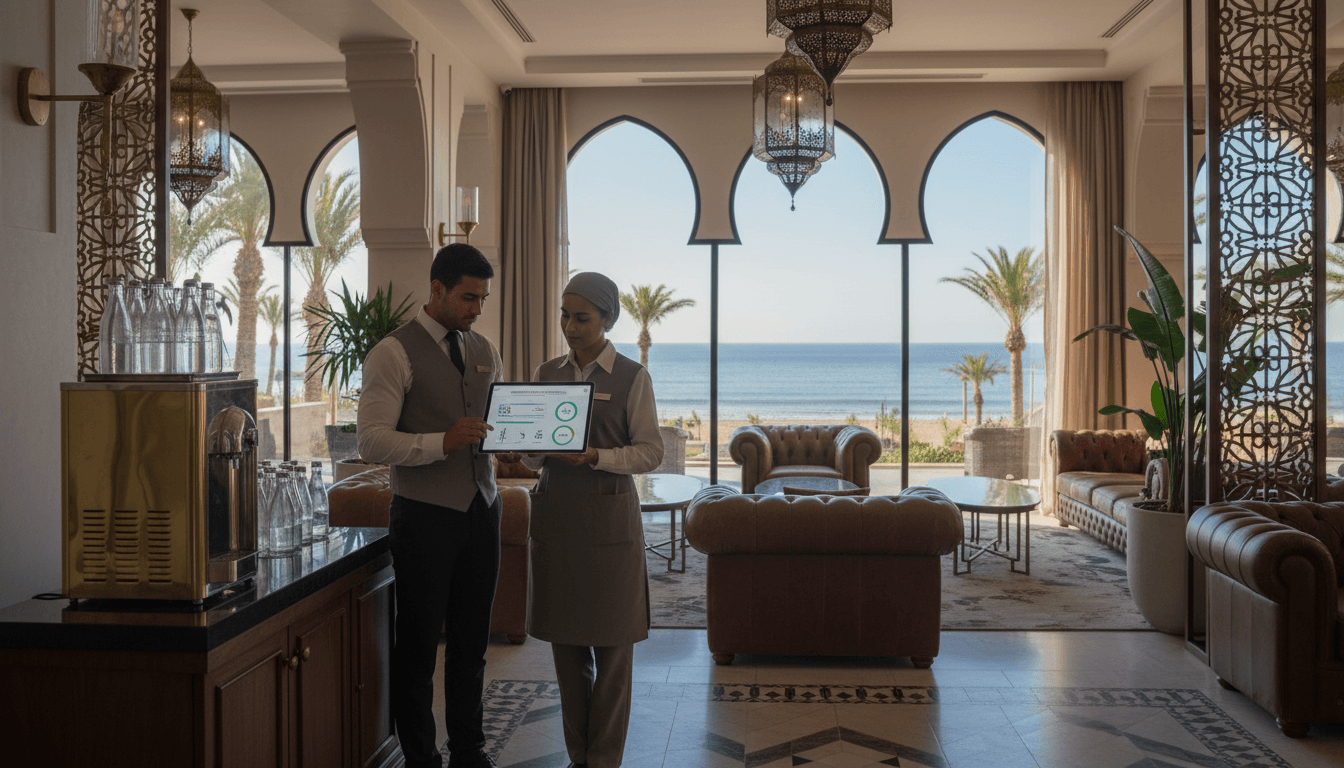 Featured image for الذكاء الاصطناعي يقلّل بلاستيك السياحة في المغرب