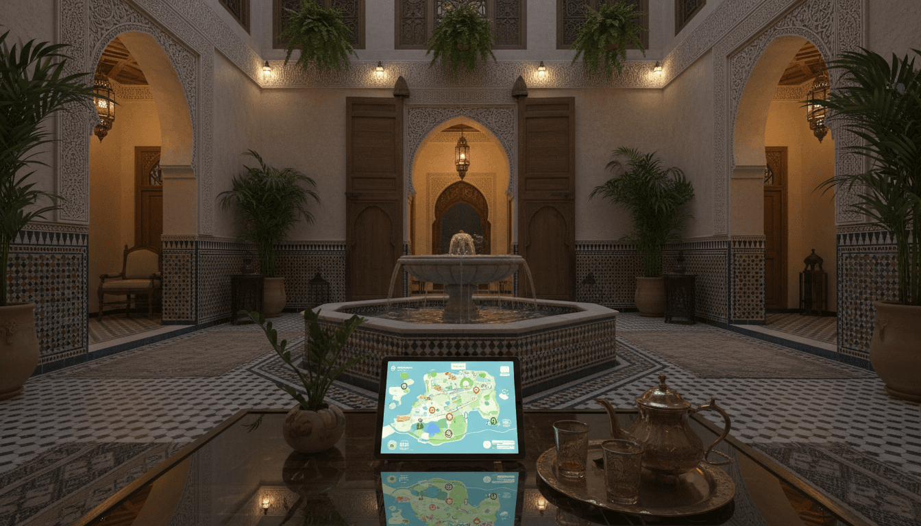 Featured image for الذكاء الاصطناعي يبيع قصة الاستدامة للسياحة بالمغرب