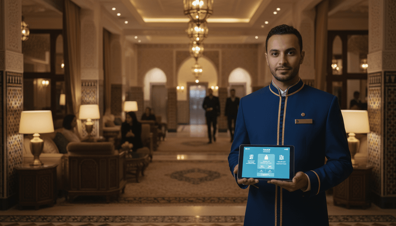 Featured image for كونسيرج ذكي للفنادق المغربية: رفاهية بلا روبوتات