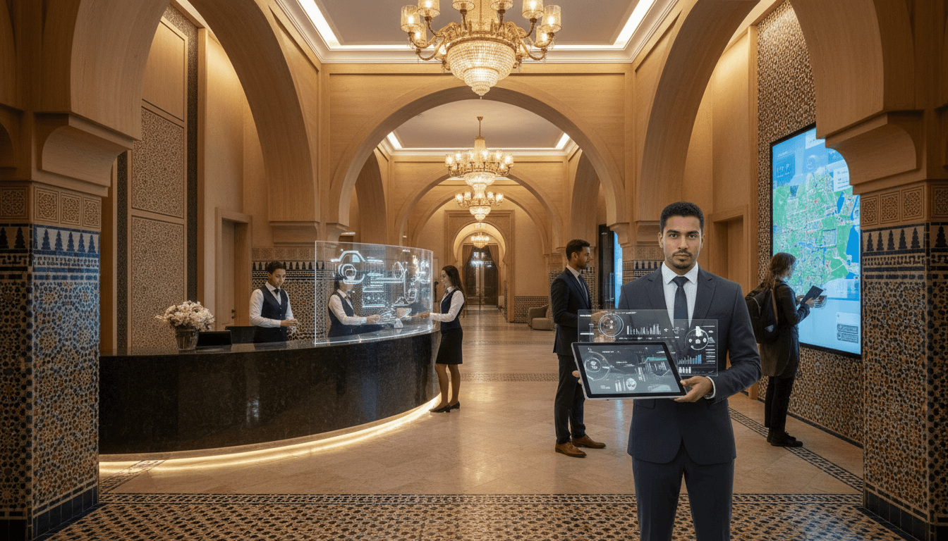 Featured image for ذكاء اصطناعي لإدارة الفنادق بالمغرب: أدوات عملية للمدير