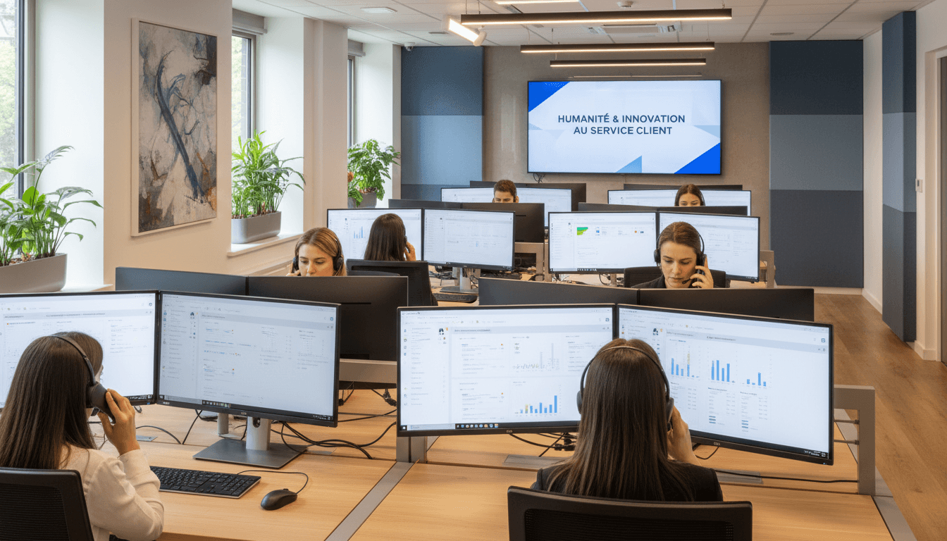 Featured image for IA et centre dâappels : doubler la performance en PME