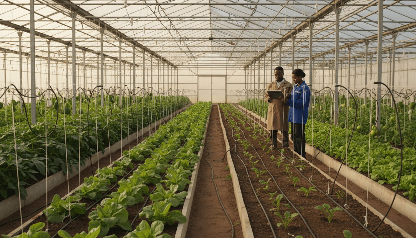 Featured image for Serre moderne à Bambey : IA et recherche au service des récoltes