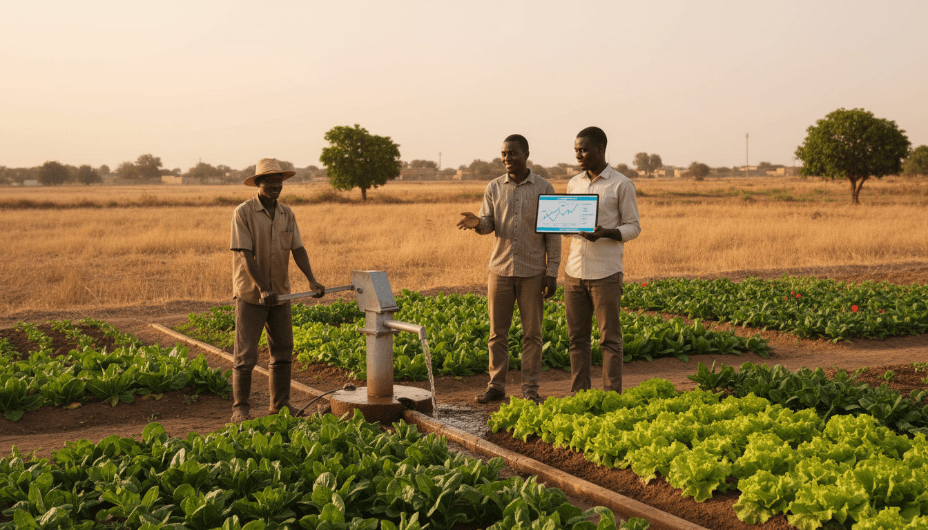 Featured image for IA + irrigation : rentabiliser l’agriculture familiale