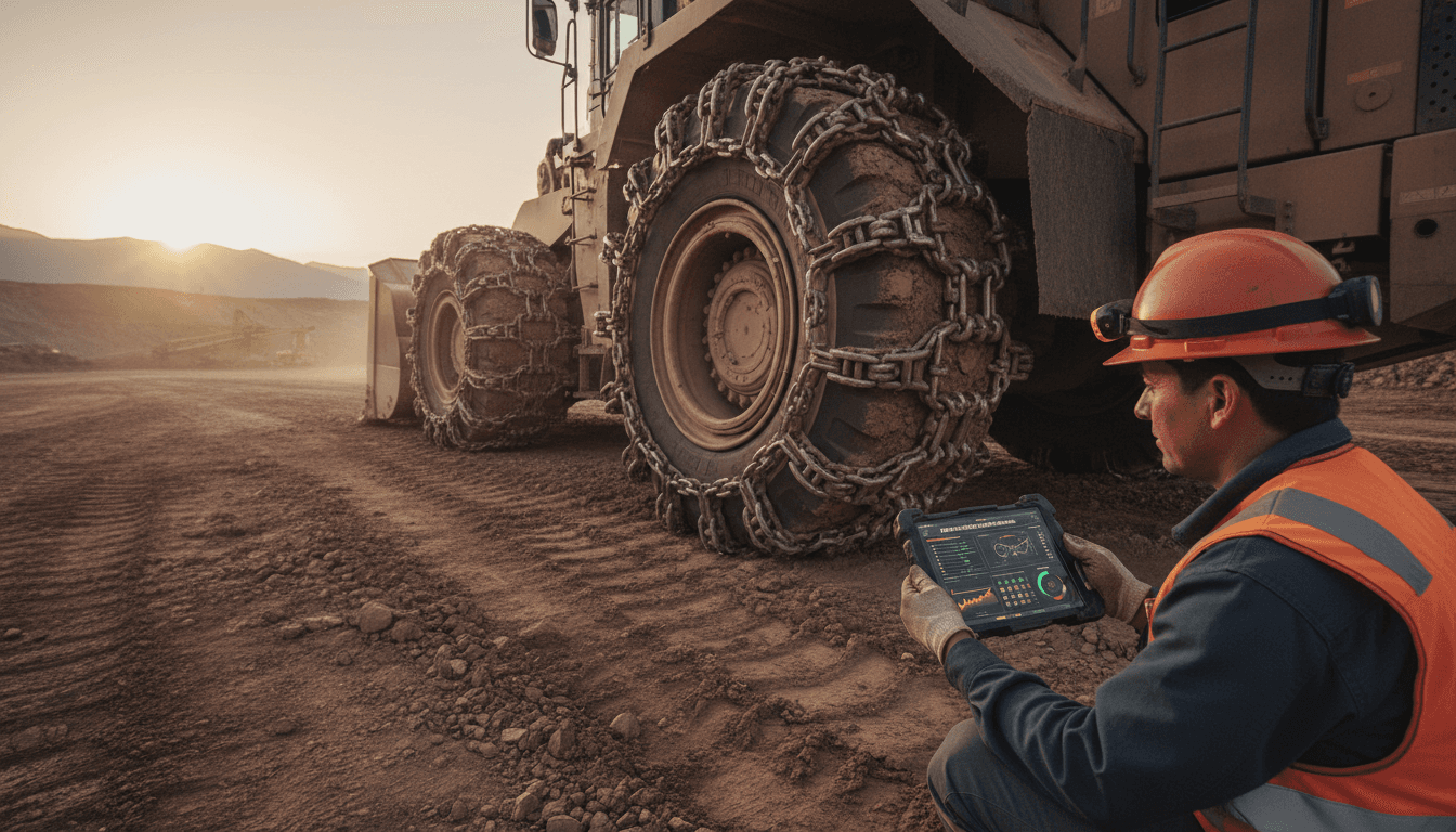 Featured image for Cadenas para neumáticos + IA: menos paradas en minería