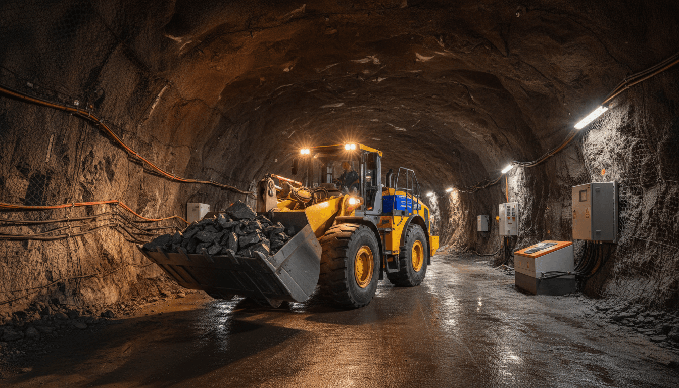 Featured image for Cargadores a batería e IA: minería subterránea más eficiente