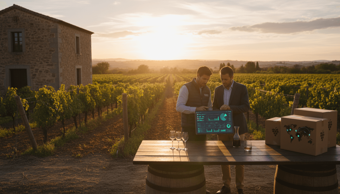 Featured image for IA para exportar vino: aranceles, cosechas y datos