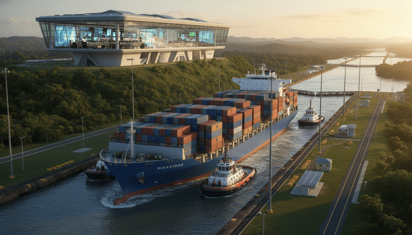 Featured image for ESG + IA en el Canal de Panamá: eficiencia con propósito