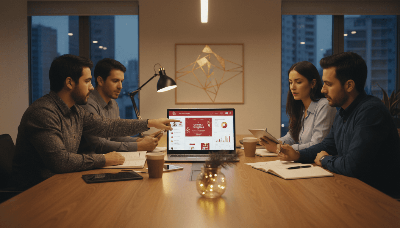 Featured image for Diseño web navideño con IA: más ventas en Colombia