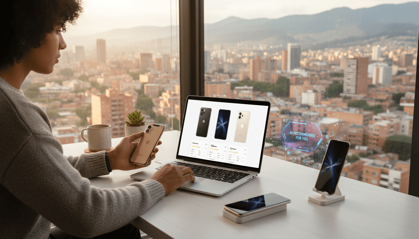 Featured image for Top 3 celulares 2025 según IA (y qué revela del e-commerce)