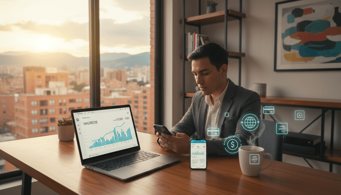 Featured image for Pagos globales con IA para nómadas: guía práctica