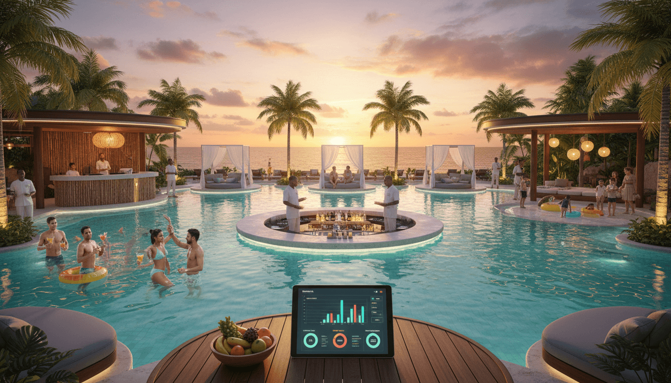 Featured image for IA en beach clubs: la fórmula del Caribe en 2026