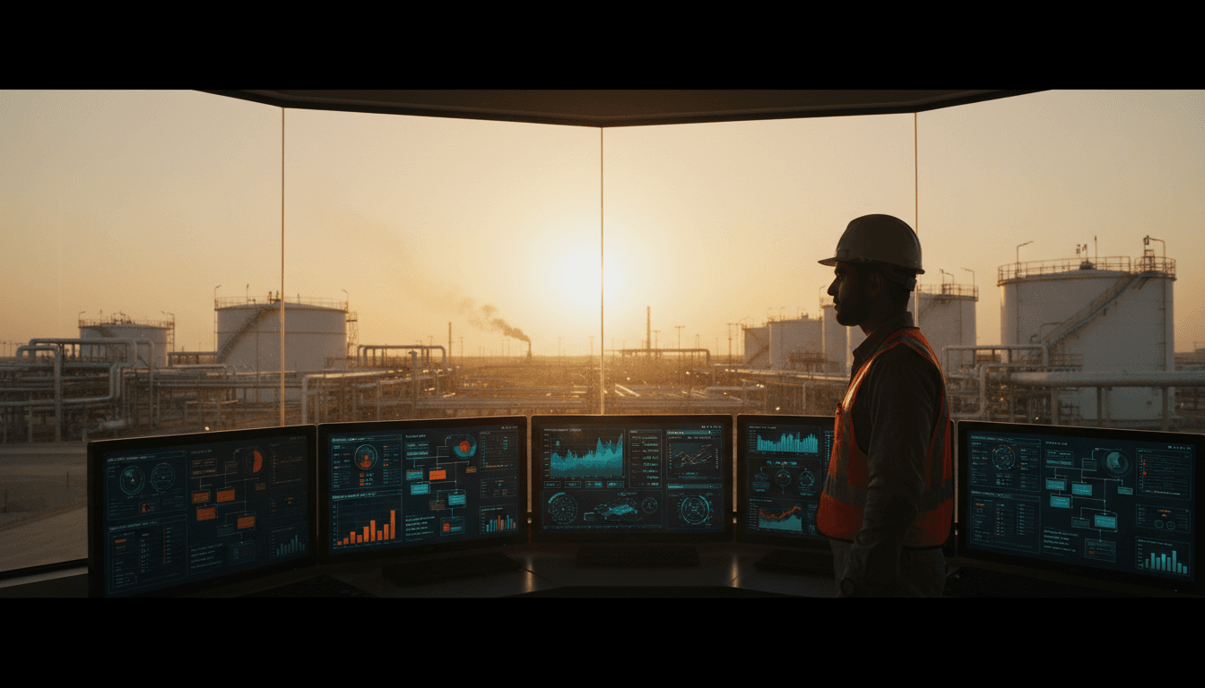 Featured image for هبوط أسعار النفط 2025: كيف يحمي الذكاء الاصطناعي قطاع عمان