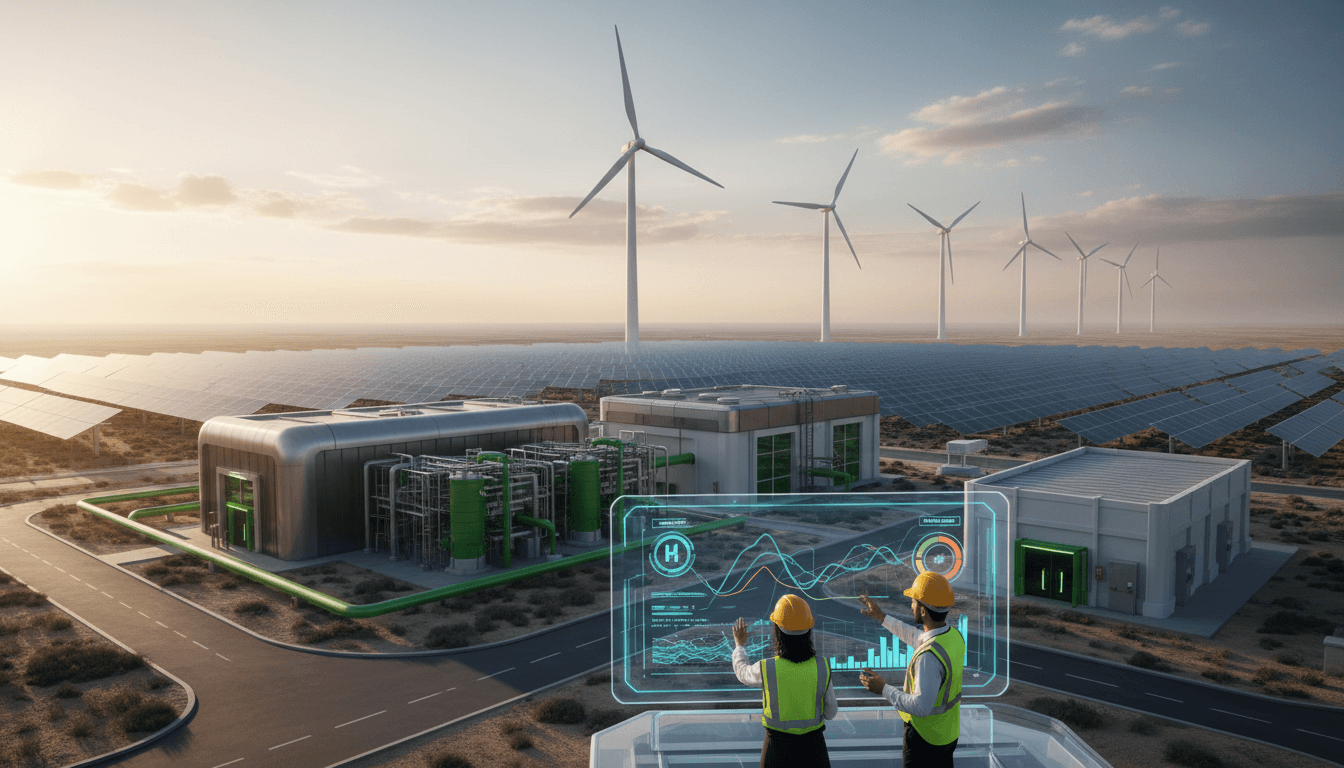 Featured image for كيف يُسرّع الذكاء الاصطناعي مشاريع الهيدروجين الأخضر بعُمان
