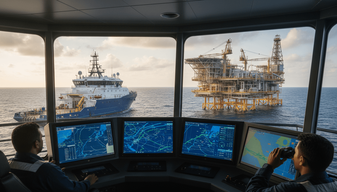 Featured image for ذكاء السفن البحرية: كيف يضبط الذكاء الاصطناعي تشغيل الأوفشور
