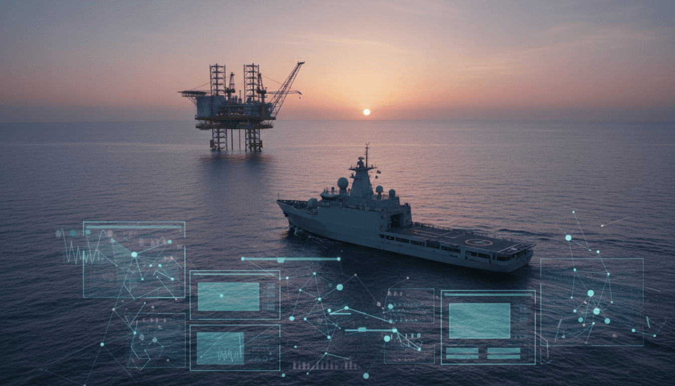 Featured image for ذكاء السفن البحرية: كيف يرفع كفاءة عمليات النفط والغاز