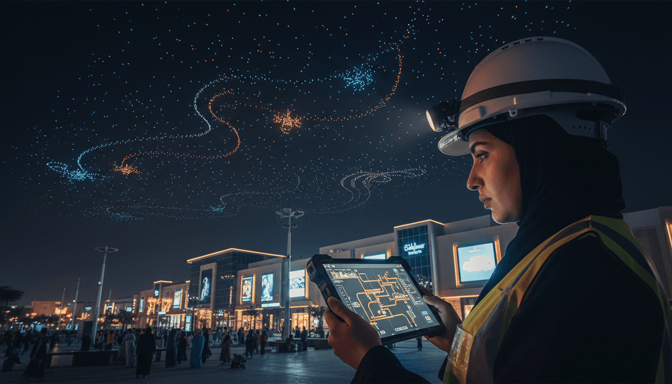 Featured image for بطولة طائرات الدرون بمسقط: بوابة الذكاء الاصطناعي للطاقة