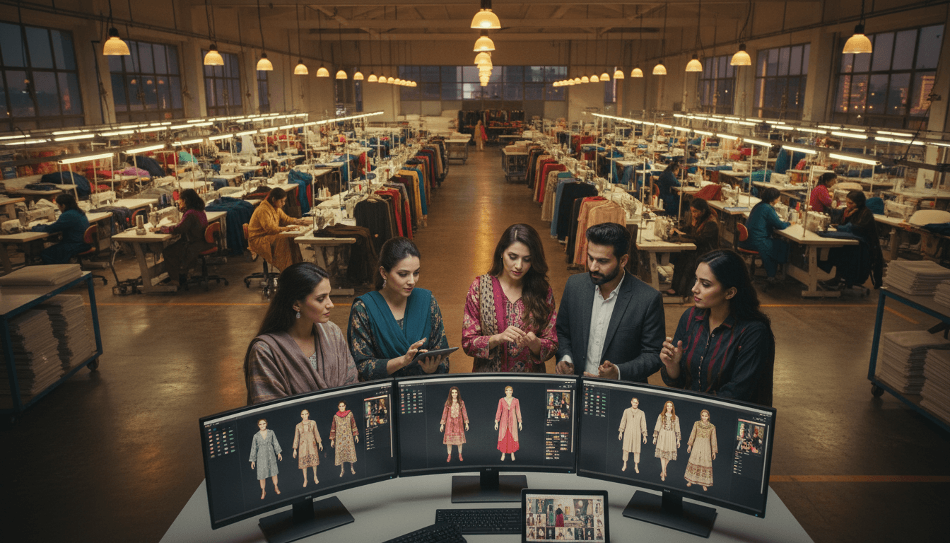 Featured image for AI کے ساتھ پاکستانی گارمنٹس کی تیز رفتار پیداوار