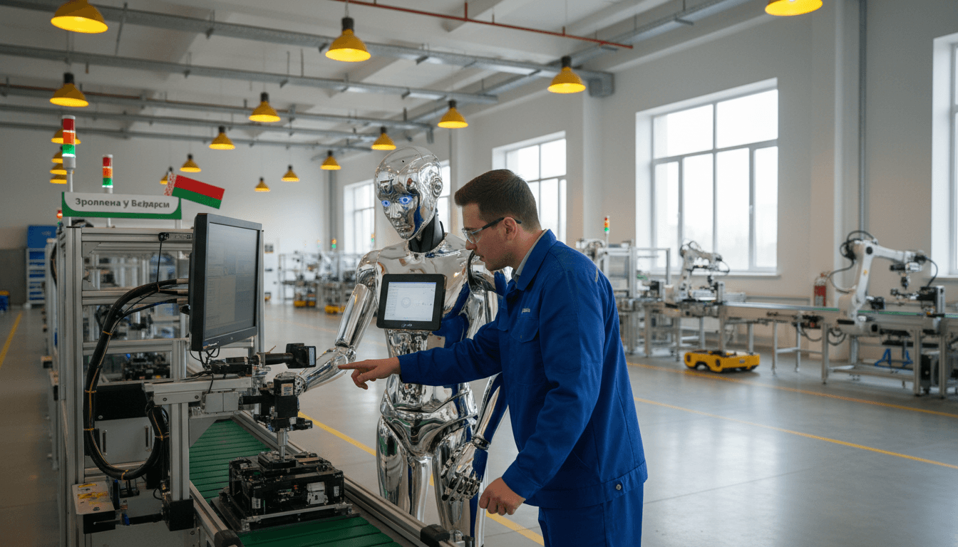 Featured image for Гуманоідныя робаты і ШІ: план для заводаў Беларусі