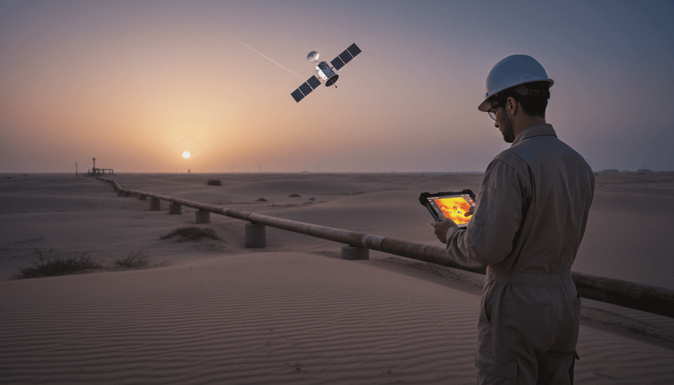 Featured image for من الأقمار الصناعية إلى الحقول: ذكاء بيئي يُحسّن طاقة الكويت