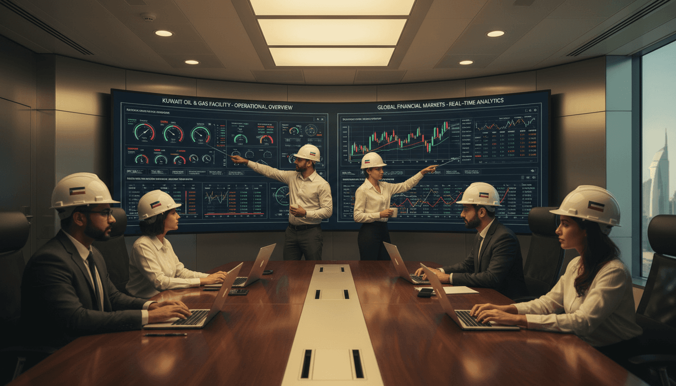 Featured image for من منصات التداول إلى النفط: كيف تقود البيانات التحول بالكويت