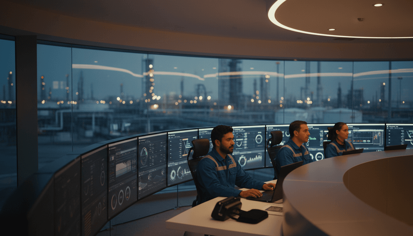 Featured image for الذكاء الاصطناعي يُشغّل عمليات النفط والغاز بالسعودية بذكاء