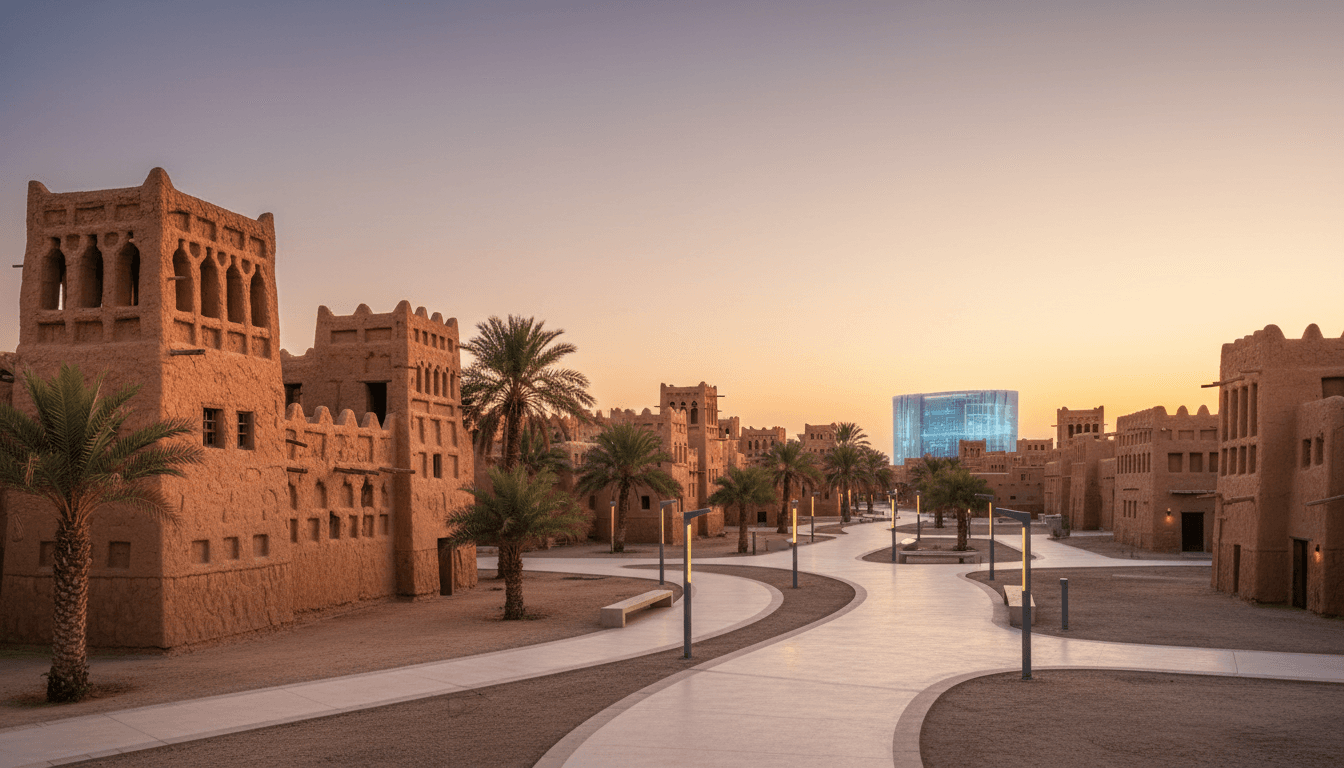 Featured image for الذكاء الاصطناعي في مدن السعودية: دروس الطاقة من الدرعية