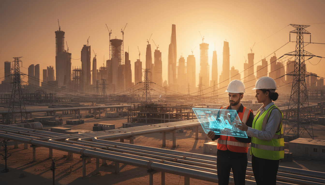 Featured image for الذكاء الاصطناعي يغيّر البناء… ودروسه لقطاع الطاقة السعودي