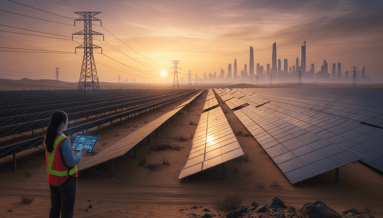 Featured image for انضباط الشمس في الصين: كيف يوجّه الذكاء الاصطناعي نمو الطاقة بالسعودية