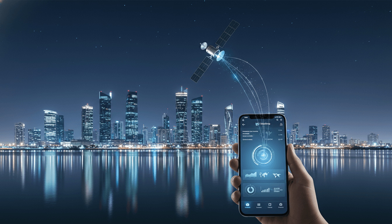 Featured image for اتصال الأقمار D2D في البحرين: أساس التمويل الذكي بالذكاء